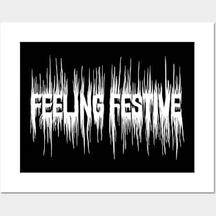 Feeling Festive Dark Mode Heavy Metal Posters and Art